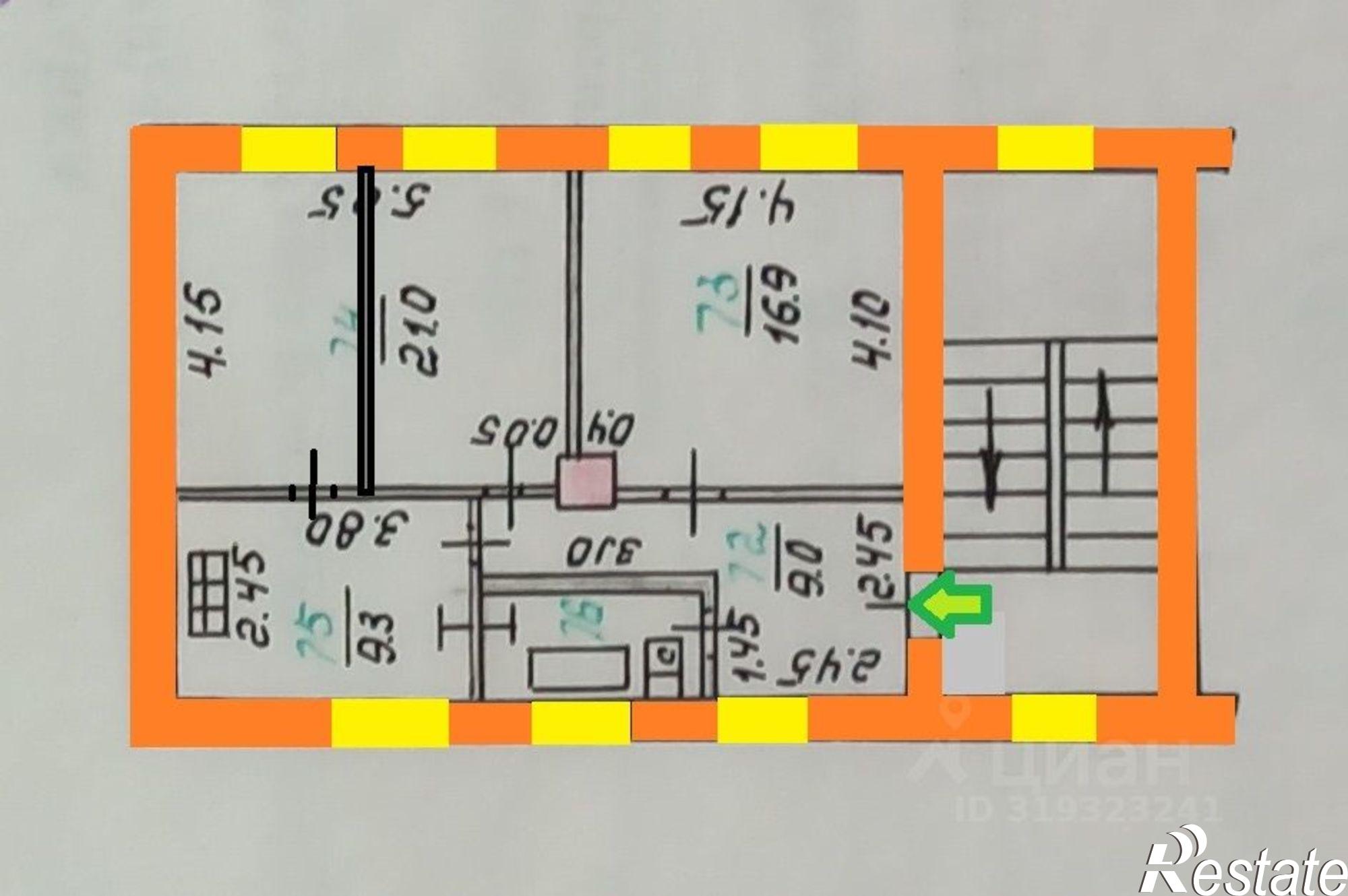Купить квартиру за 4 298 000 рублей на ул Комсомольская, 85