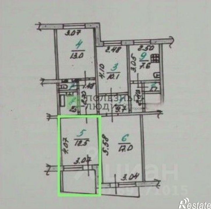 Комната ул Революции, 30,  д. 30