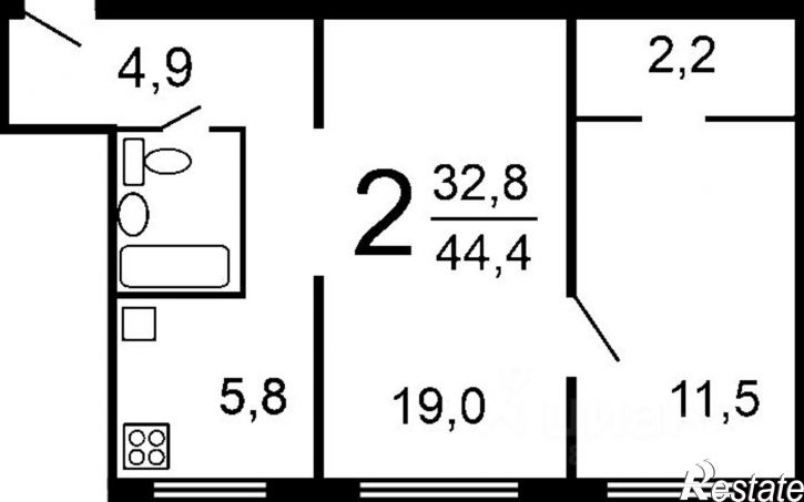 2-комн квартира ул Комсомольская, 380,  д. 380