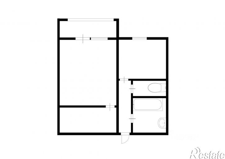 1-комн квартира ул 2-я Курская, 34,  д. 34