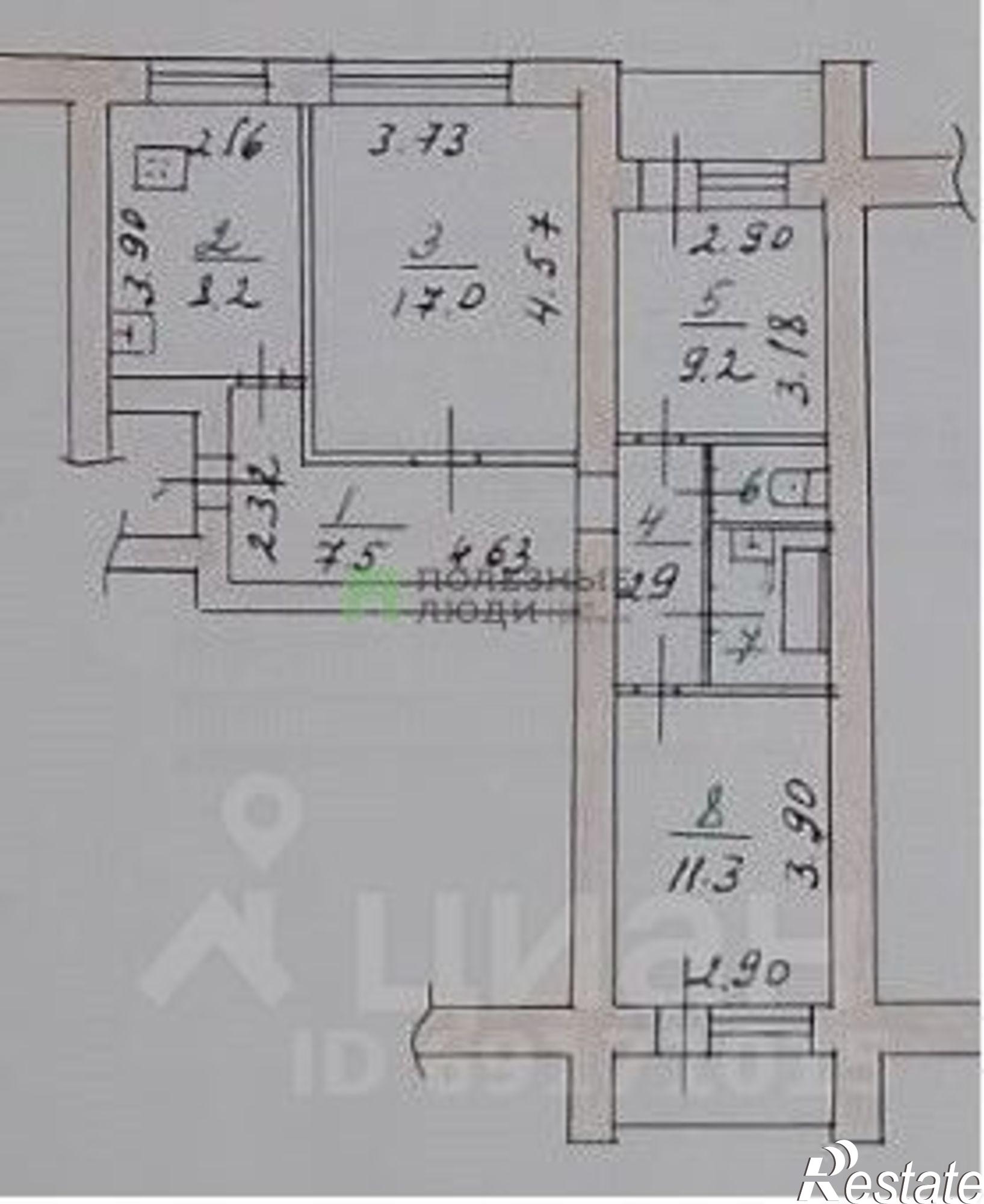 Сдать квартиру за 30 000 рублей на ул Жилинская, 2