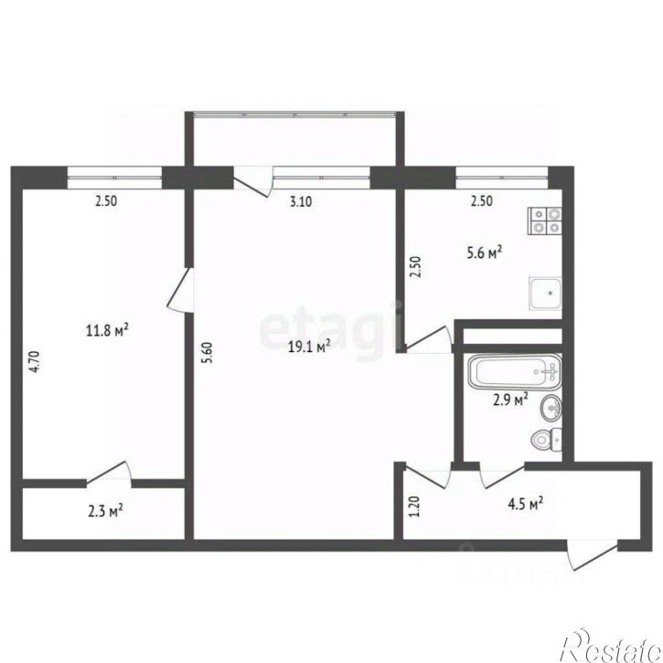 2-комн квартира ул Цветаева, 36,  д. 36