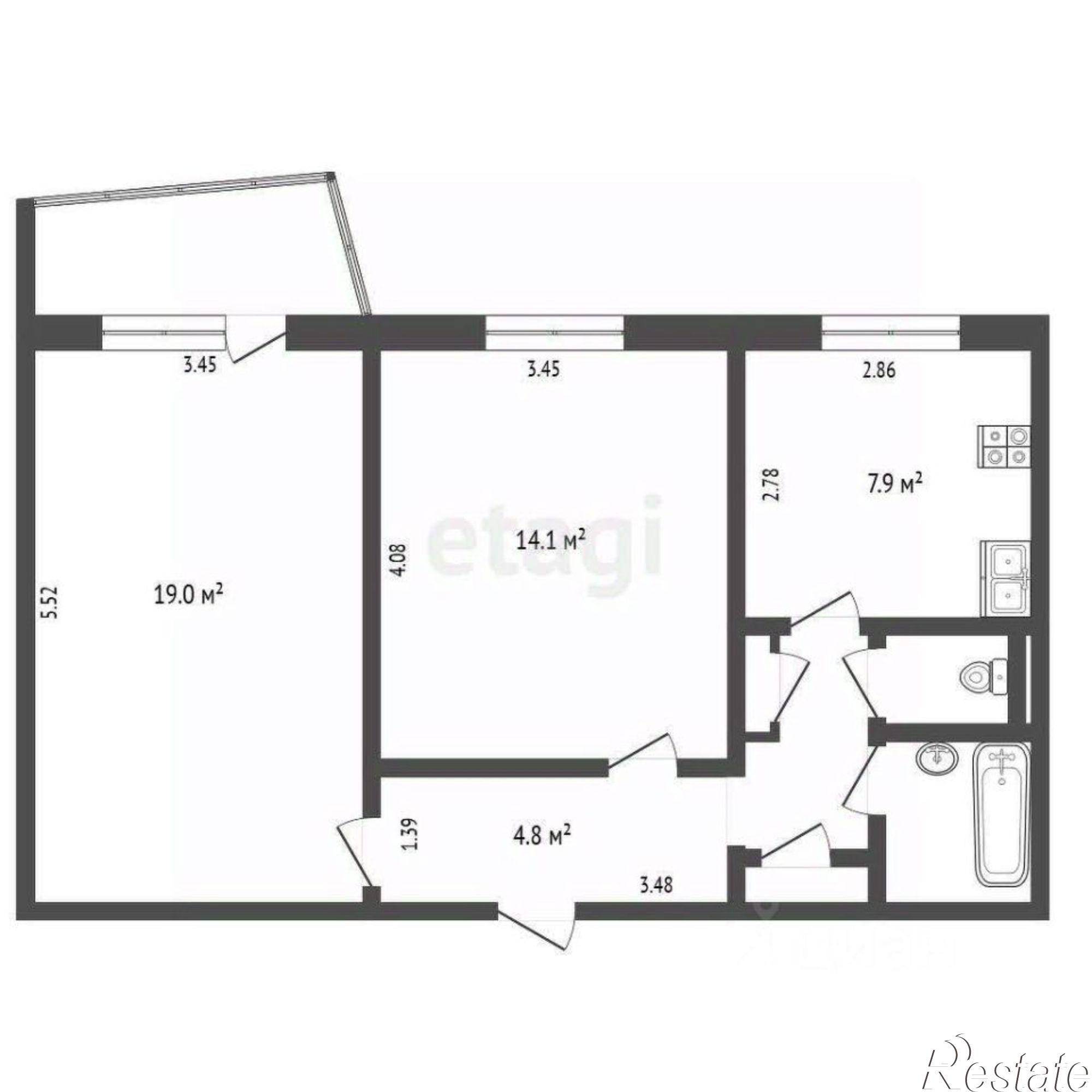 Купить квартиру за 4 000 000 рублей на ул Машкарина, 4