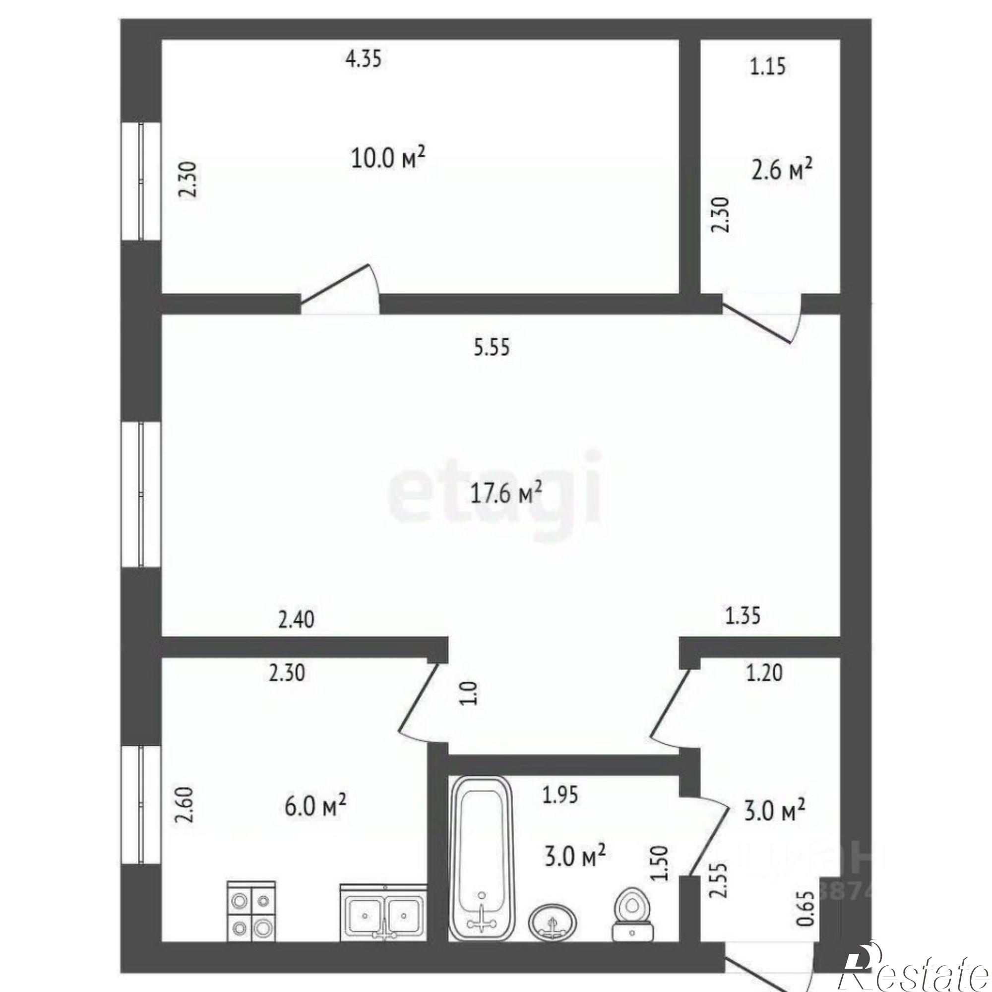 Купить квартиру за 2 830 000 рублей на ул Сурена Шаумяна, 38