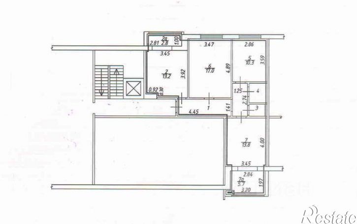 3-комн квартира ул Бурова, 38,  д. 38