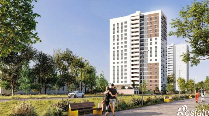 1-комн квартира в новом доме Московское шоссе, 160 1,  д. 160 1,  к. 1