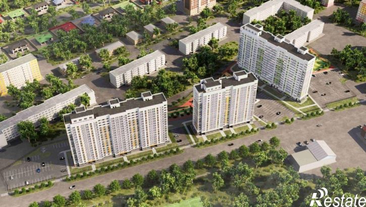 1-комн квартира в новом доме улица Толстого, 17,  д. 17