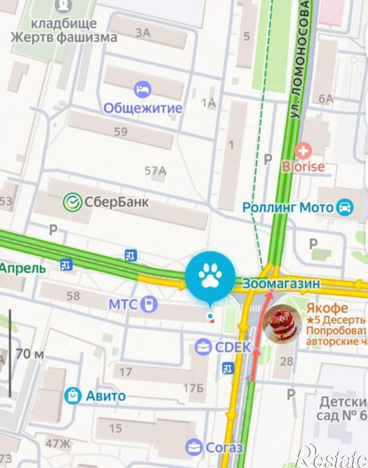 Торговое помещение Октябрьская улица, 60,  д. 60