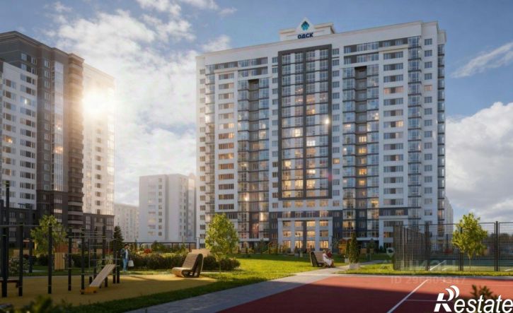 1-комн квартира в новом доме улица Генерала Армии Ковалёва