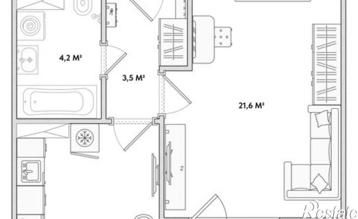 1-комн квартира ул Раздольная, 29,  д. 29