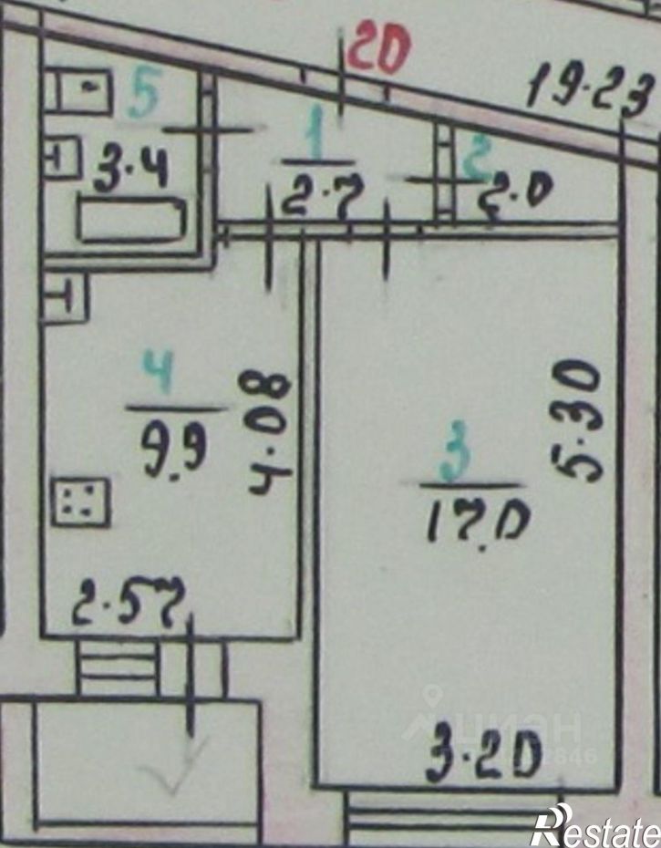 1-комн квартира ул Ливенская, 30б,  д. 30б