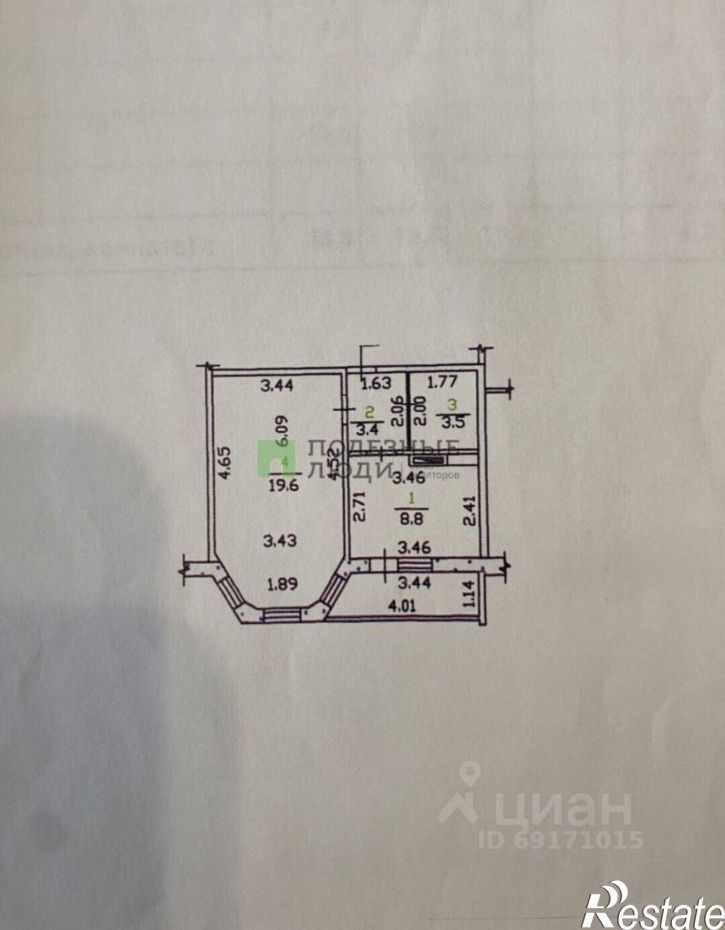 1-комн квартира бульвар Молодёжи, 7,  д. 7