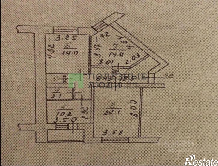 3-комн квартира ул Льва Толстого, 2а,  д. 2а