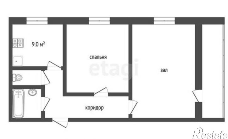 2-комн квартира ул Машкарина, 20,  д. 20