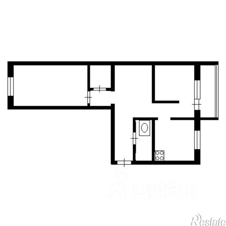 2-комн квартира ул Новосильская, 11,  д. 11