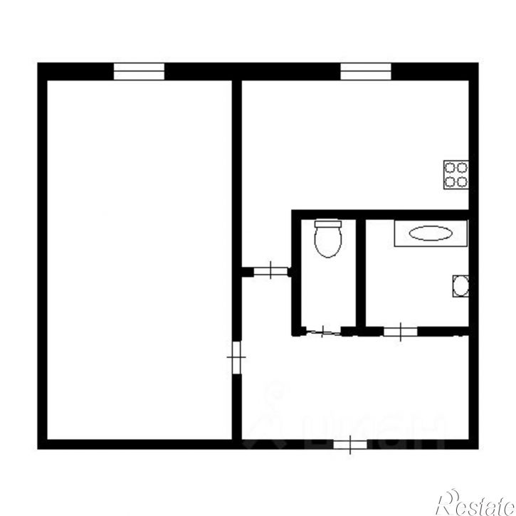 1-комн квартира улица 7 Ноября, 11,  д. 11