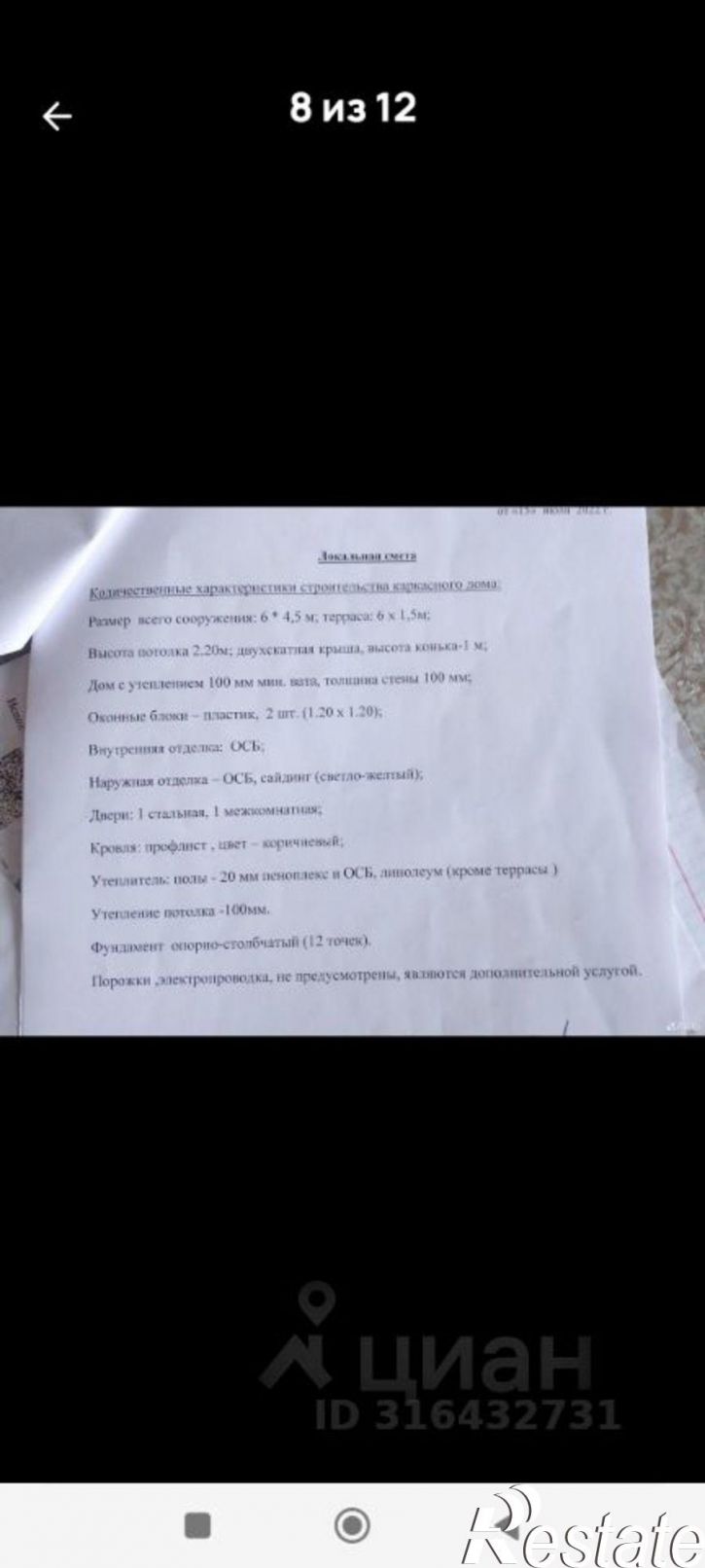 Коттедж/дом СНТ Приборист-2, 2-я Речная улица, 35