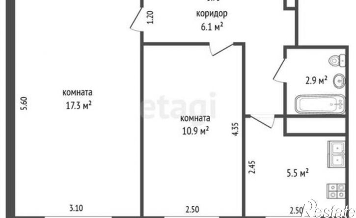 2-комн квартира ул Латышских Стрелков, 79,  д. 79