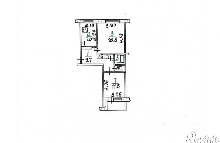 2-комн квартира ул 6-й Орловской Дивизии, 25,  д. 25