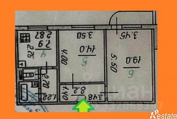 2-комн квартира Орёл, 4-я Курская улица, 31
