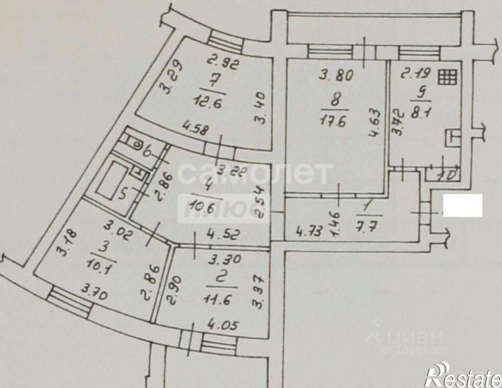 4-комн квартира ул 8 Марта, 19,  д. 19