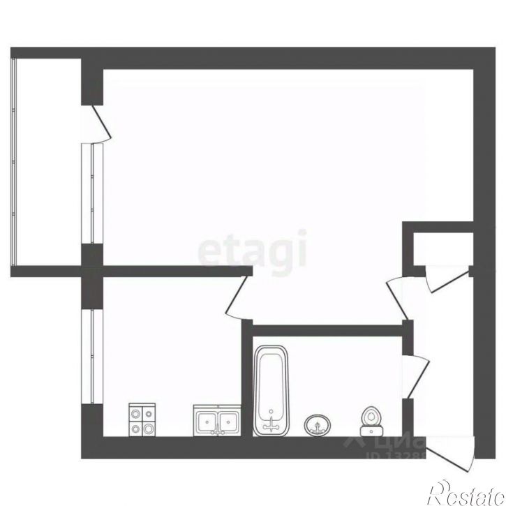1-комн квартира ул Планерная, 33,  д. 33