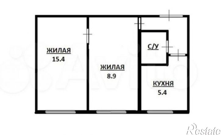 2-комн квартира ул Васильевская, 86,  д. 86