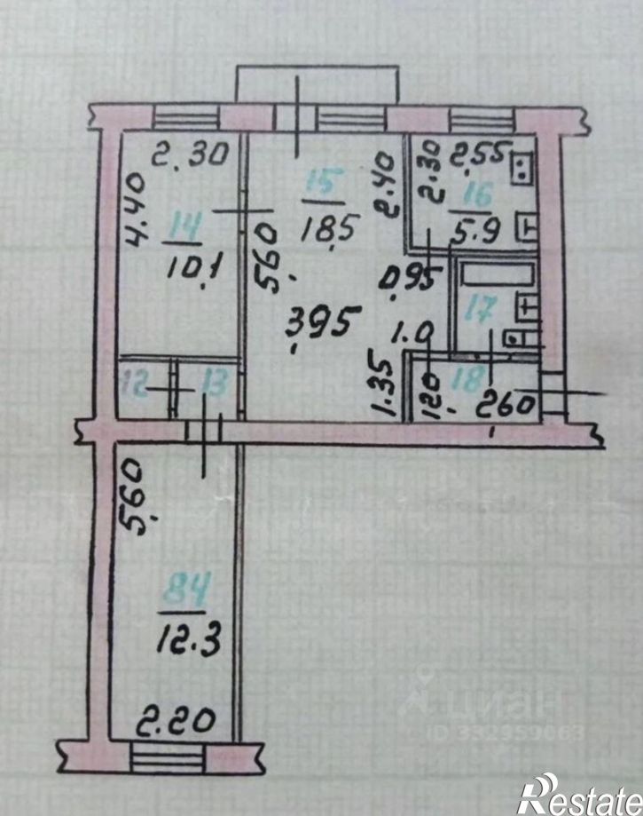 3-комн квартира ул Тургенева, 37,  д. 37