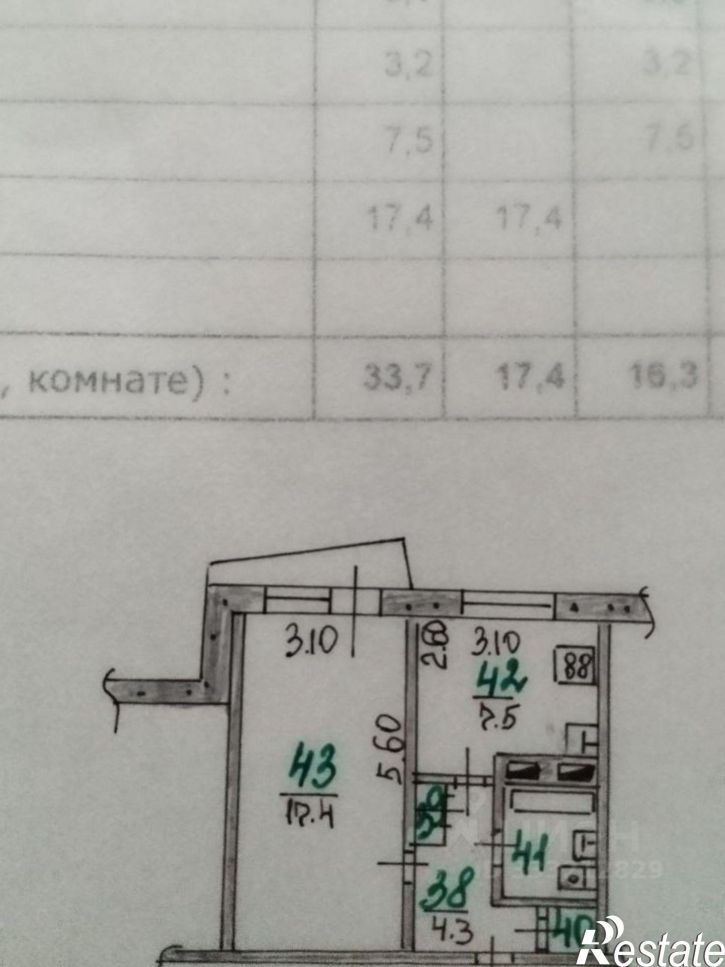 1-комн квартира ул Андрианова, 2,  д. 2
