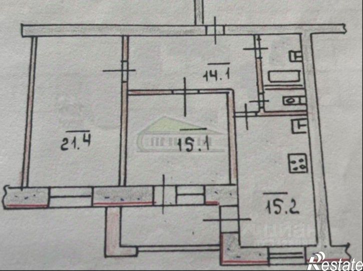 2-комн квартира Соляной пер, 14,  д. 14