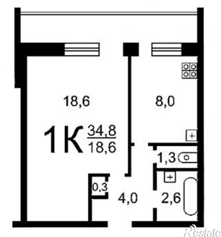 1-комн квартира наб Дубровинского, 58,  д. 58